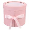 1Pc Double Layer Round Box For Gypsophila Gift Packaging Valentine Favor Container Storage Case Florist Supplies