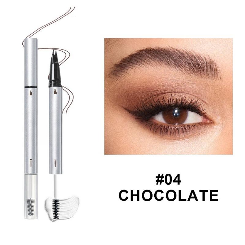 1PC Explosive Makeup Waterproof and Sweat-proof High Quality Durable Eyebrow Pencil Eyebrow Crayon Brush