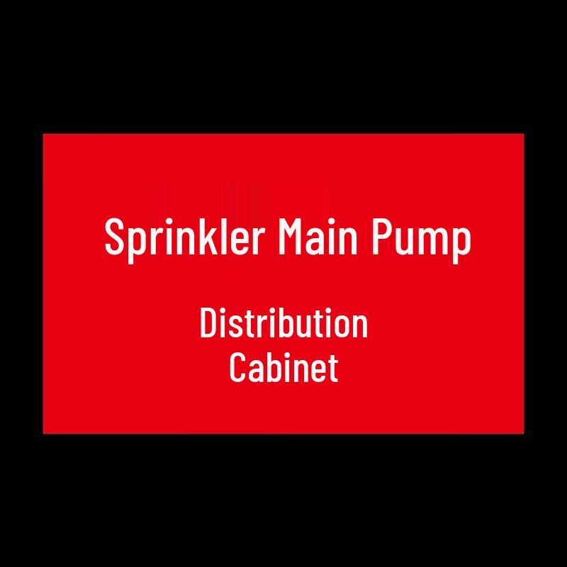 Acrylic Fire Pump Room Safety Sign