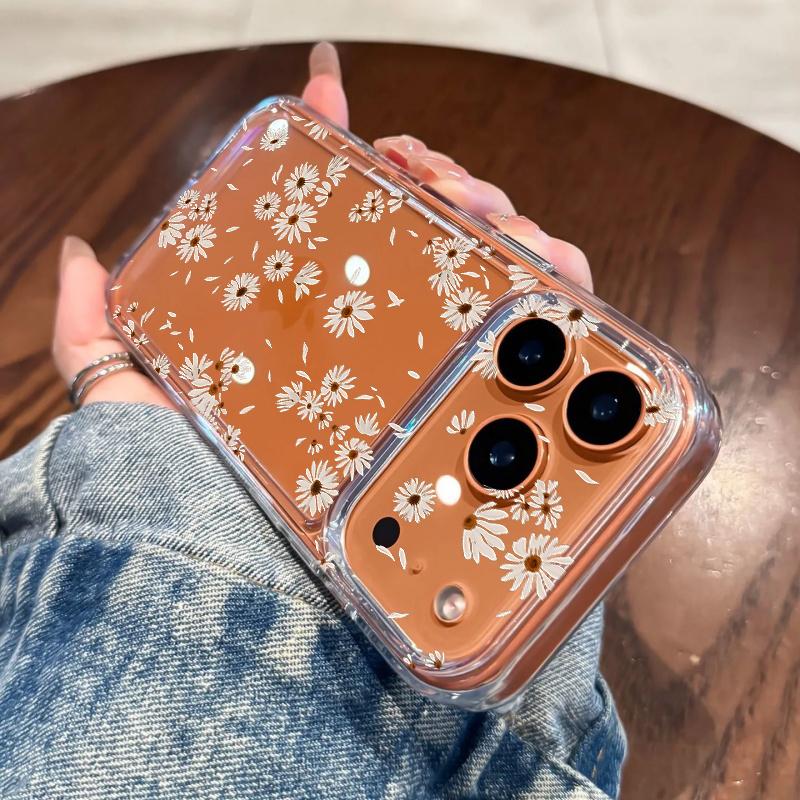 Clear Phone Case Flower Casing For Samsung Galaxy Note 20 S23 S21 Ultra S22 S20 FE Plus A14 A34 A35 A52 A05 A05S A53 A04 A04E