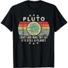 Pluto Is Still A Planet Retro Style Funny Science T-Shirt(1)