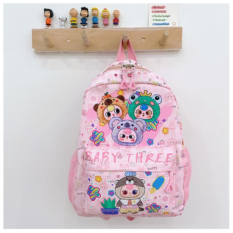 

Book bag new schoolbag girl cute cartoon lightweight large capacity backpack casual schoolbag