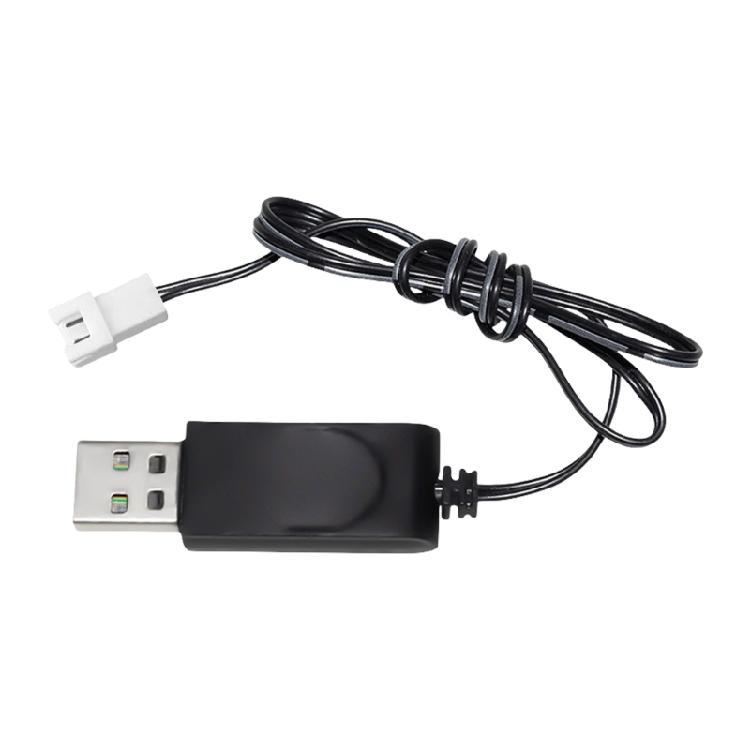 High Efficient 3.7V USB Charger Cable Line 4 Various Kind Connectors Cord Wire for Lithium Battery Devices Black