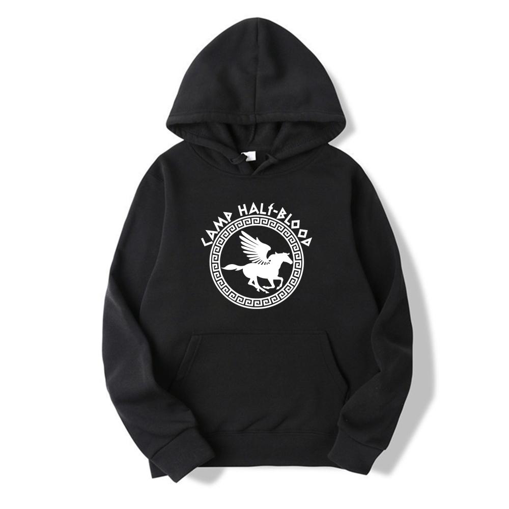 Camp Half Blood Hoodies Höstträningsläger Spel Huvtröja Unisex Grafiska Huvtröjor Kvinnor Pullover Halloween Magisk Gåva