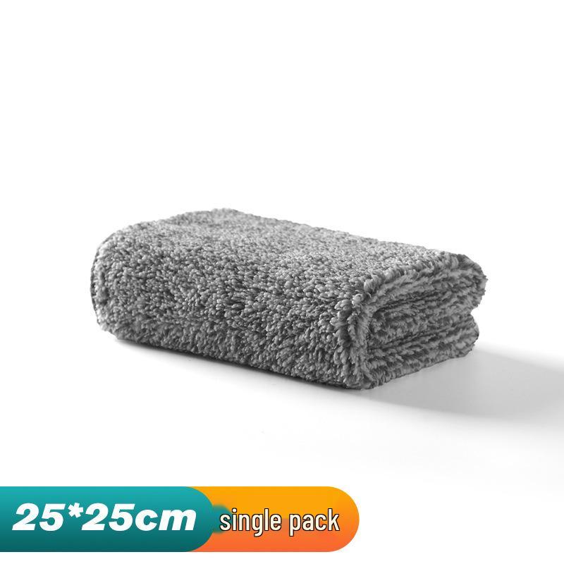 Thickened Bamboo Charcoal Dishcloth: Absorbent Scouring Pad for Kitchen Cleaning