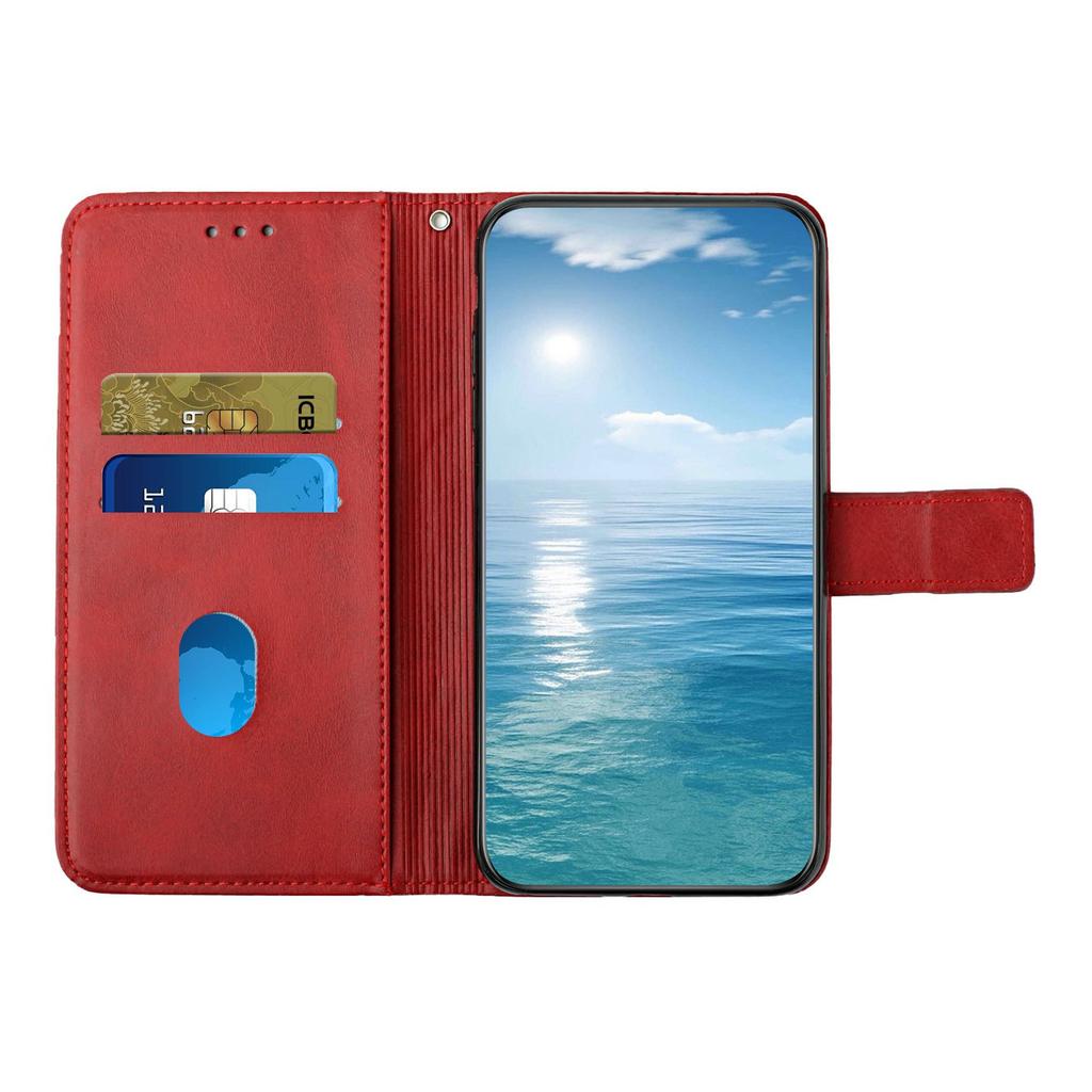 For Honor 600 5G Wallet Case Leather Folio Phone Cover Magnetic Clasp