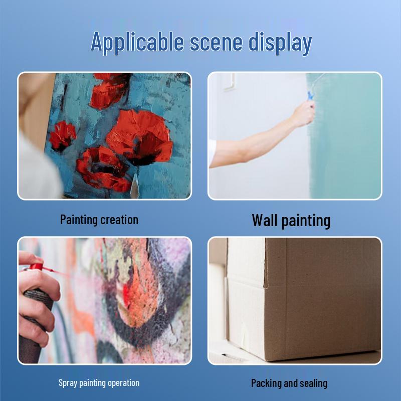 Washi Tape for Art and Decoration: Paintable Masking Tape for Student Projects, Wedding Decor, and Color Separation.