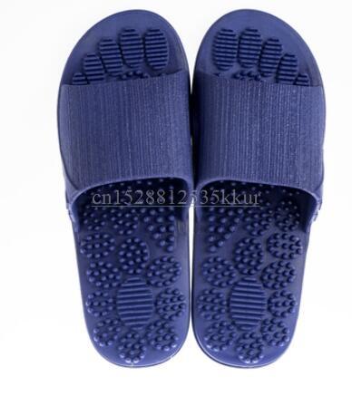 Reflexology Foot Massager Soft Bath Slippers Tension Relief Acupuncture Foot Massage Tools Non-slip Home Slippers Healthy Care 44-45