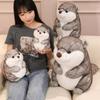 Soft Plush Otter Dolls Chubby Face Animals Stuffed Toys Creative Otter Plush Toys  Birthday Gifts