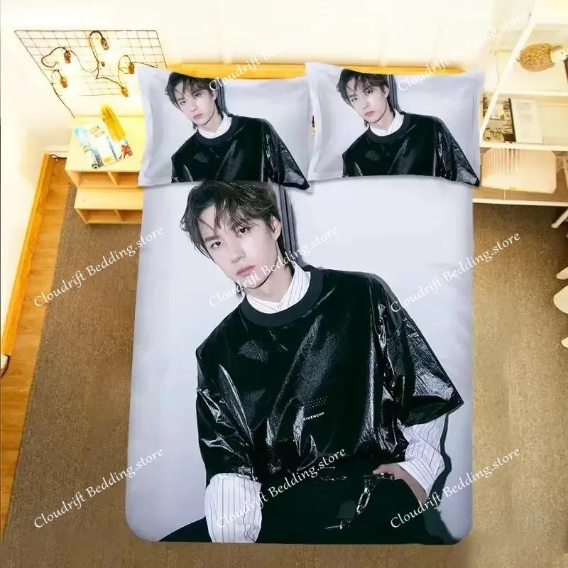 Wang Yibo Poster Pillowcase+ Duvet Cover Single Dormitory Student Knit Yebo Lifestyle Photo Picture Double Bedding Set