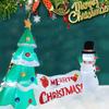 Inflatable Toy Tree Snowman Christmas Inflatable Model Luminous Inflatable Model Christmas Atmosphere Decoration Model