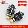 Argon Arc Welding Gun QQ150/300 Series, Short Cap Accessories with Brass Conductive Core for Precise Sheet Metal Repair