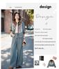 2026 Spring/Autumn Women's Lace Patchwork Denim Suit with Frog Buttons - Stylish Two-Piece Set
