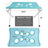 Pet Grooming Hammock Stand, Foldable Breathable Mesh Bath Rack for Cats & Small Dogs, Anti-Escape, Easy To Clean