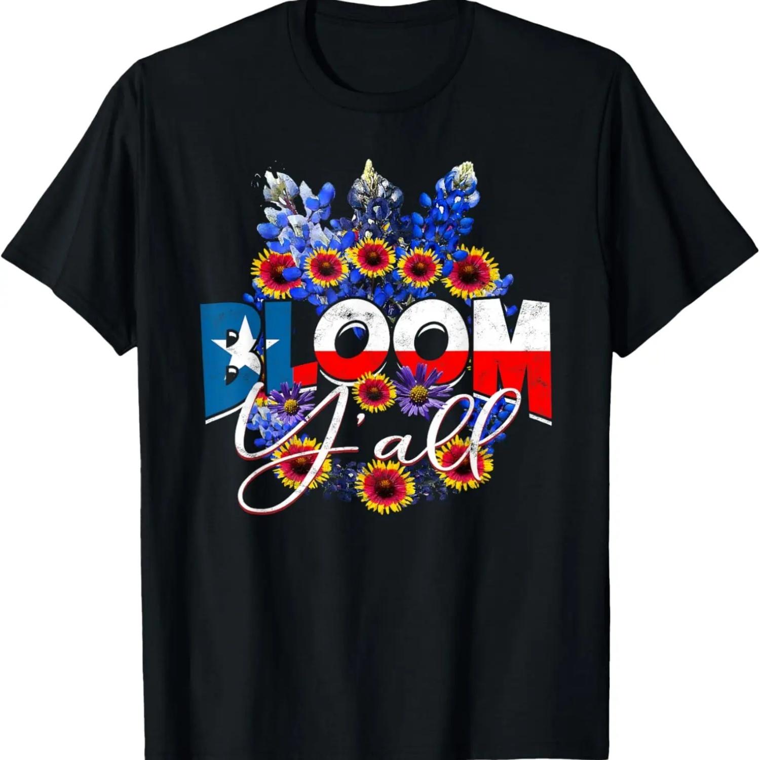 State of Texas Made out of Suns and Moons Solar Eclipse 2024 T-Shirt S чёрный