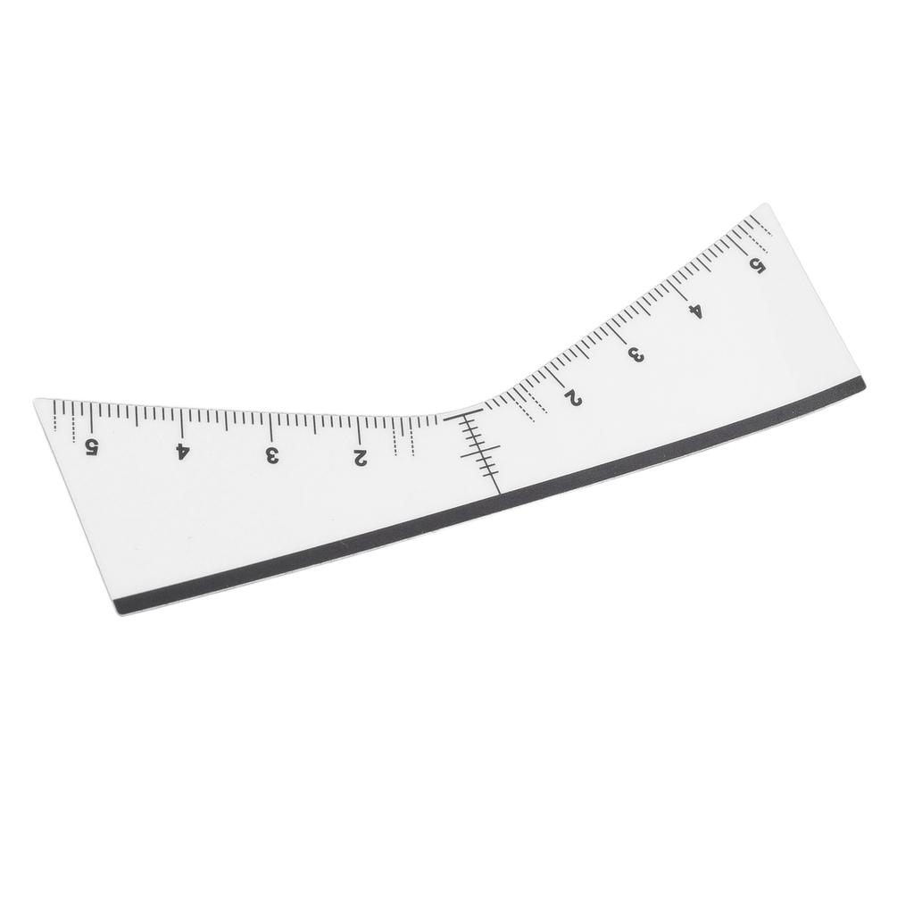 100 Pcs Disposable Eyebrow Ruler Stencils Stickers V Shaped Eyebrow Mapping Stickers for Symmetrical Shaping