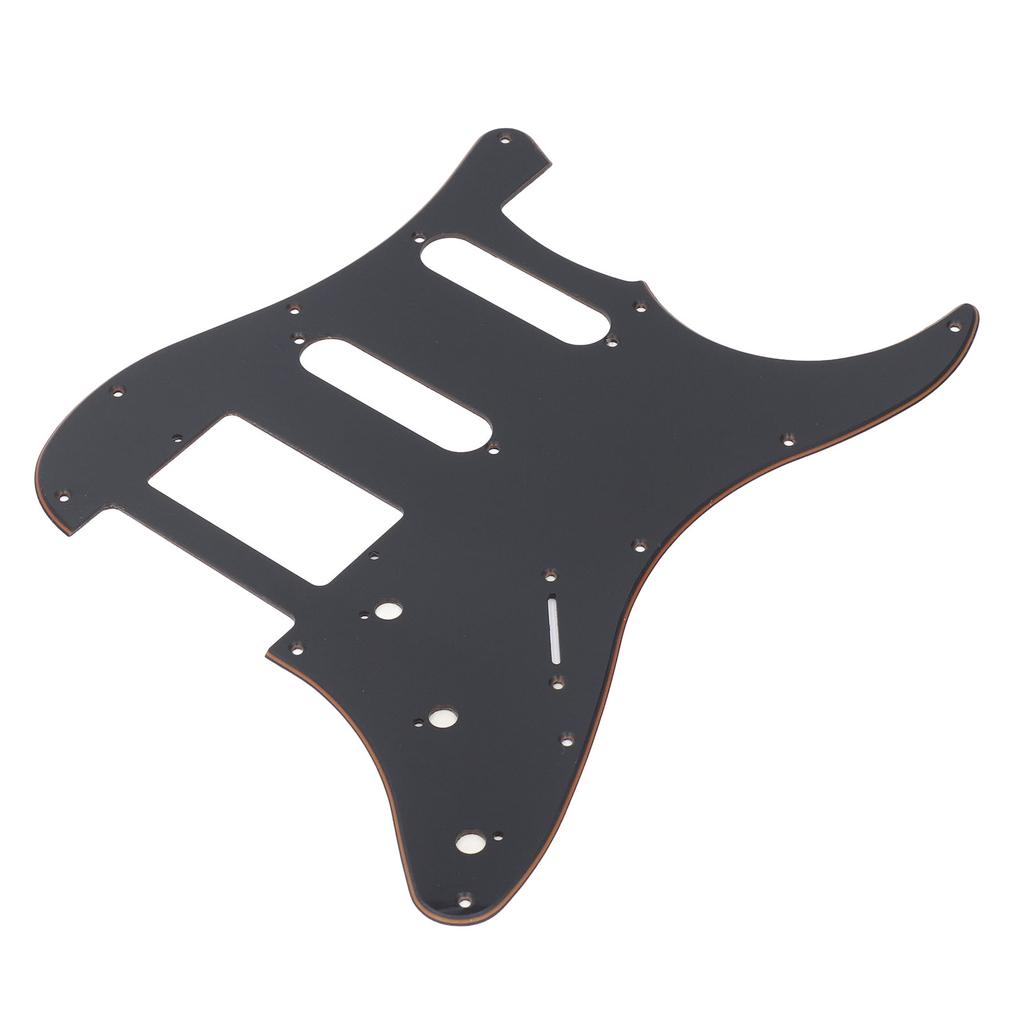 Plastic Guitar Pickguard 11 Mounting Holes 3 Layer HSS Scratch Guard Plate Replacement for ST Electr