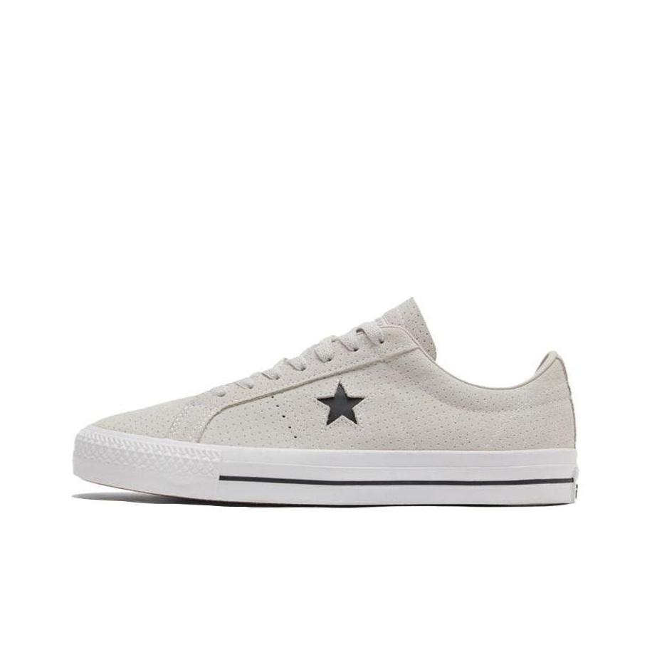 Converse One Star Pro Minimalistisch Comfortabel Slipbestendig Duurzaam Lage Top Skate Schoenen Unisex Sneakers Off-White 170072C