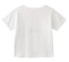 Casual Angel Face Patch Baby Tee White X-girl S/S