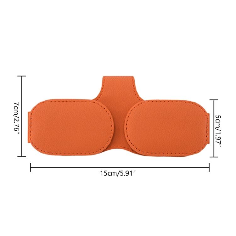 Multifunction Leather Sunglasses Card Holder Car Sun Visor Glasses Mount Hanger