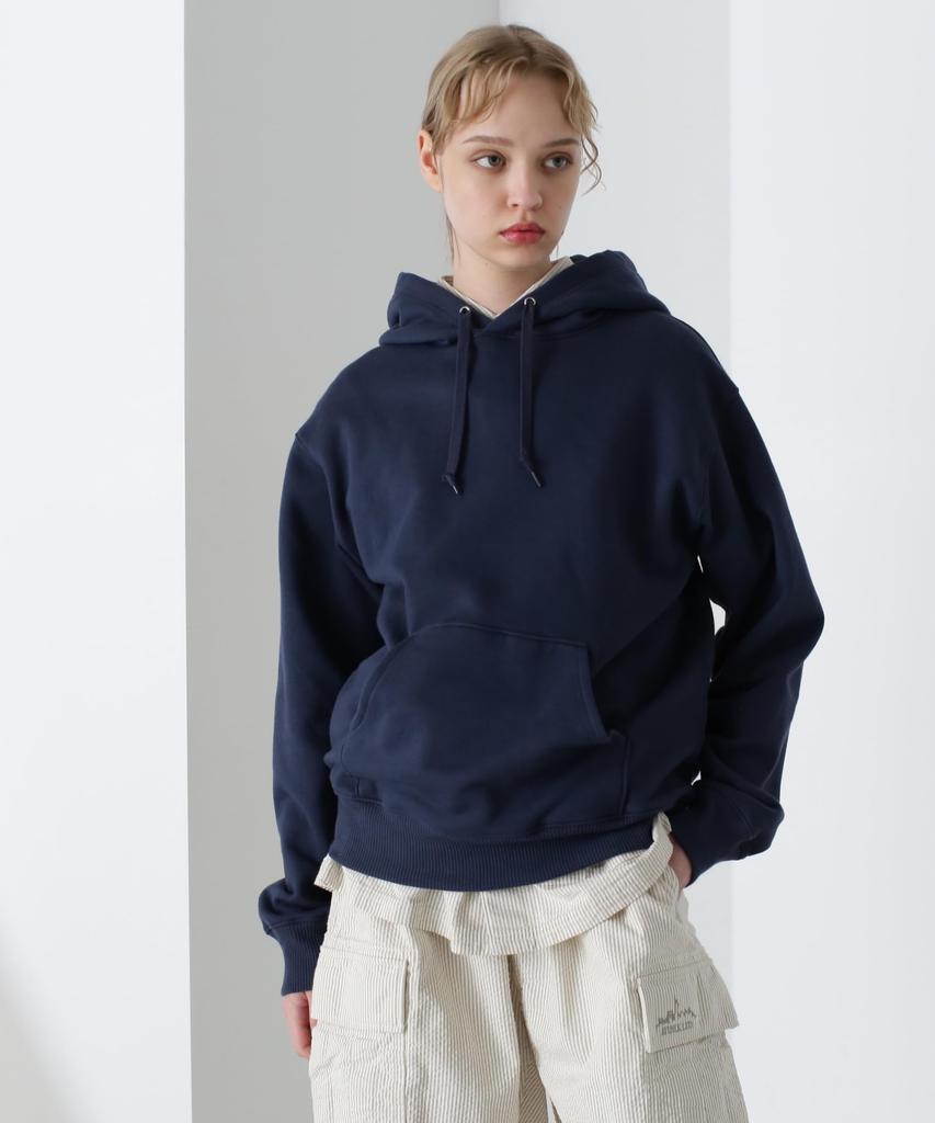 AVIREX DAILY PULLOVER SWEAT PARKA 783-3931004 Men's L Navy