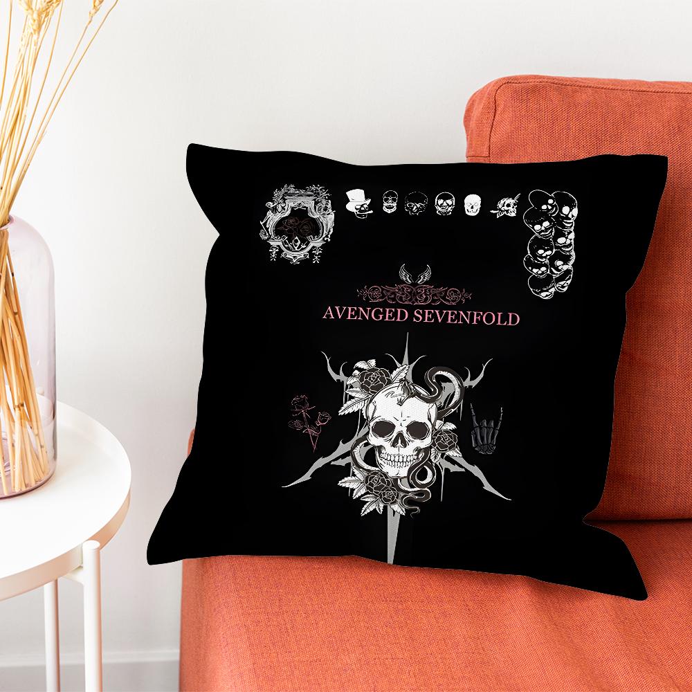 A-AvengedS Sevenfold A7X Pillow Case Pillow Case Living Room Sofa Cushion Cover Suitable For Home Bedroom Room Decoration
