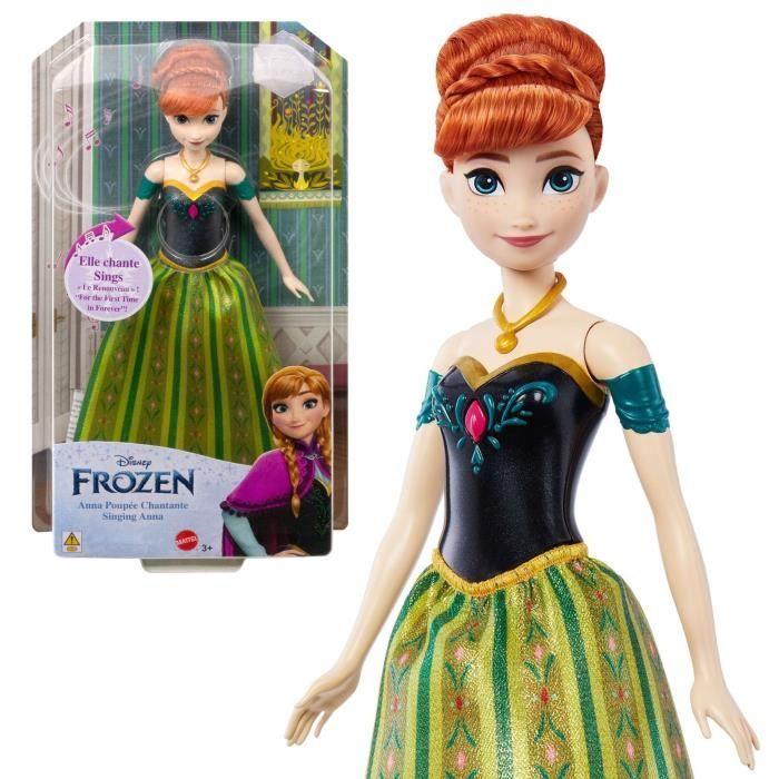 La Reine Des Neiges Anna-Mattel Poupée Chantante Disney « Le Renouveau » HMG40