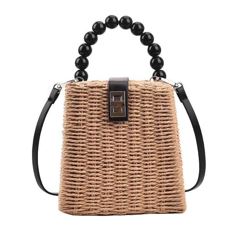 Single-shoulder Bag, Fashionable Beaded Handbag, Beach and Sand Vacation Bag