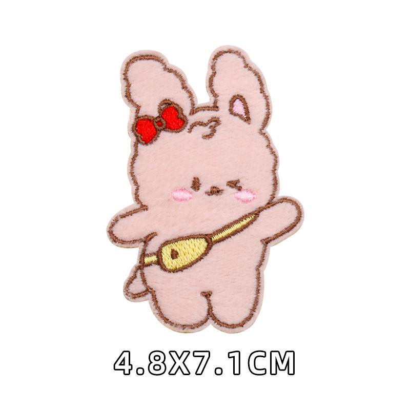 Self-Adhesive Cartoon Rabbit Patch for Down Jackets