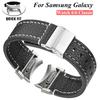 No Gaps Soft Genuine Leather Band for Samsung Galaxy Watch 7 40mm 44mm 6Classic 47/43mm 5pro Cowhide Strap Quick Fit Watch Band