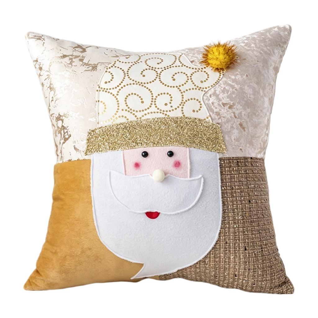Christmas Throw Cover with 3D Decorative Cushion Case for Sofa Couch