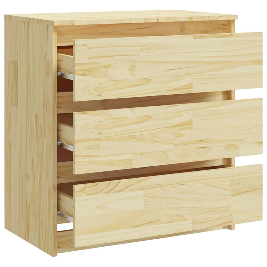 Nightstands 2 Pcs 60 X 36 X 64 Cm Solid Pine Wood