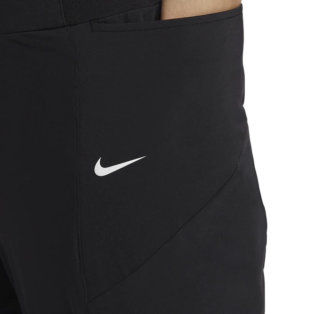 Nike Pantaloni Sportivi a Maglia Traspiranti Dri-FIT ad Asciugatura Rapida a Vita Alta a Nove Punti Donna fondo Nero HQ1580-010