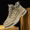 New Men's Mid-Cut Hiking Boots | Versatile Comfort & Fashion Thick-Sole | Outdoor Trekking & Daily Casual Sports Shoe