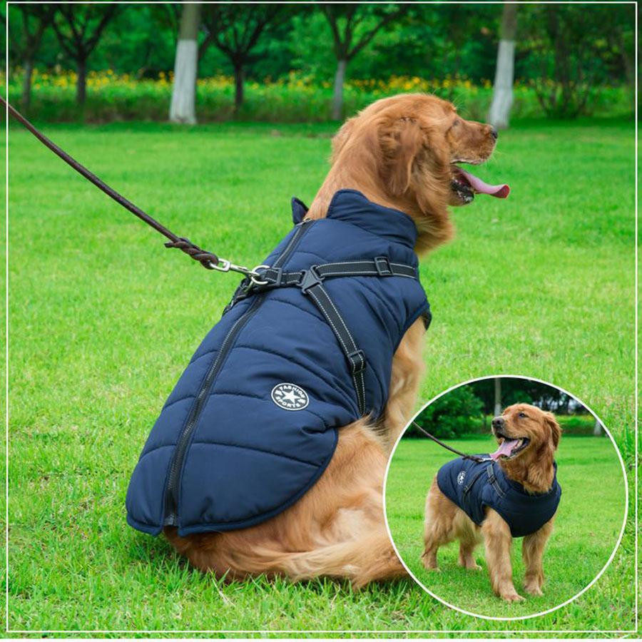 

Pet Dog Clothes Vest Jacket Warm Puppy Waterproof Winter Padded Coat