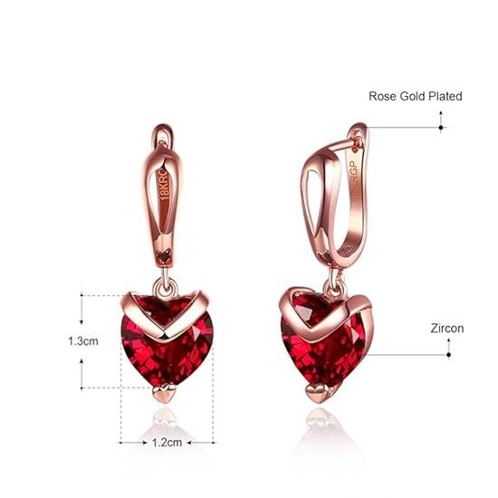 Earrings  Fashion Stone Crystal Drop Accessories Jewellery for Women Drop Earrings Anniversary Gift for Wife Valentine Gift for Girls