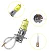 2Pcs H3 12V 55W 3000K Halogen Bulb Super Bright Yellow Fog Lights High Power Car Headlight Lamp Car Light Source Car Styling