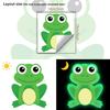 Creative Night Light Cartoon Frog Bedroom Living Room Bathroom Balcony Switch Stickers