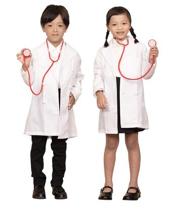 Clearstone Kids Job Cosplay Halloween Doctor Costume for Kids, Unisex, White