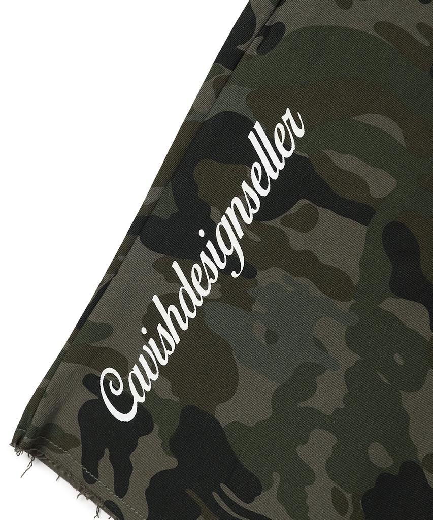 CAVISH W Woodland Biker Shorts Camo(Cv2Dmupa14A)
