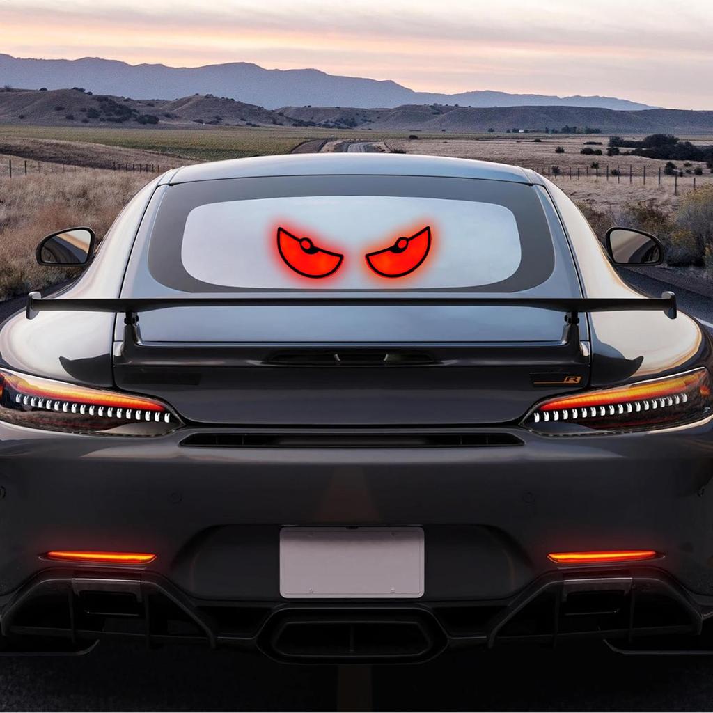 Head Lights For Car Dynamic 2-Piece Waterproof Vehicle Accessories Automotive Window Eye Lamp For Truck RV SUV Sedan Window