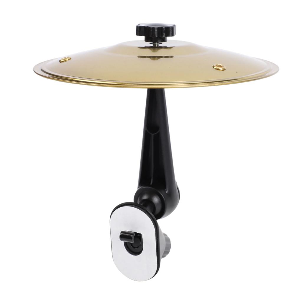 Car Cymbal Air Vent Stainless Steel Dual Ball Joint Dashboard Cymbal Golden with Silicone Pad Golden