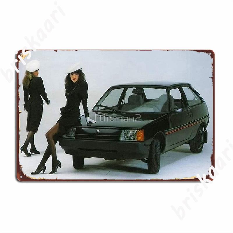 Zaz 1102 Tavria Soviet Subcompact 1990 Metal Signs pub Mural personalized Mural Painting Tin sign Posters 20X30CM