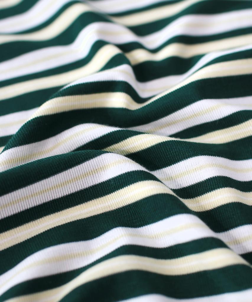 Maseumaluljeueopaeleol Cool Airy Stripe T-Shirt_Green