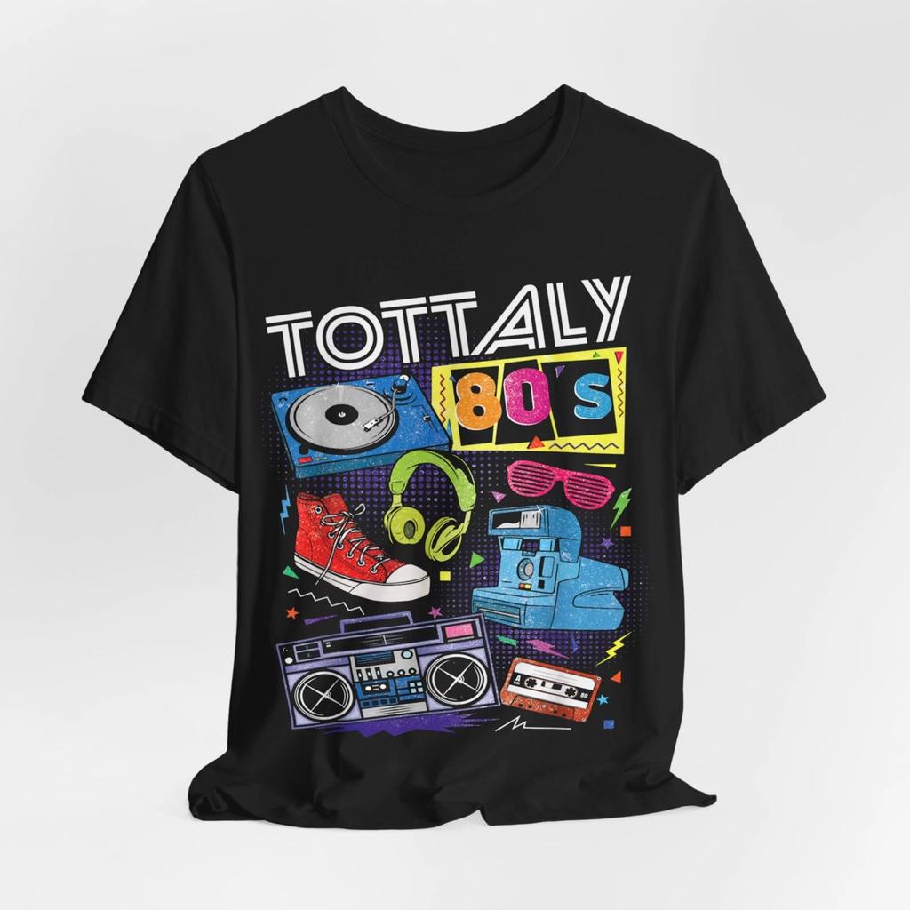 1980s Party Turntable Cassette Vintage 80s T-Shirt, Birthday Shirts, Retro
