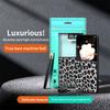 For Honor Magic V Flip 5G Case Hinge Protection PU+PC Phone Cover with Leopard Pattern