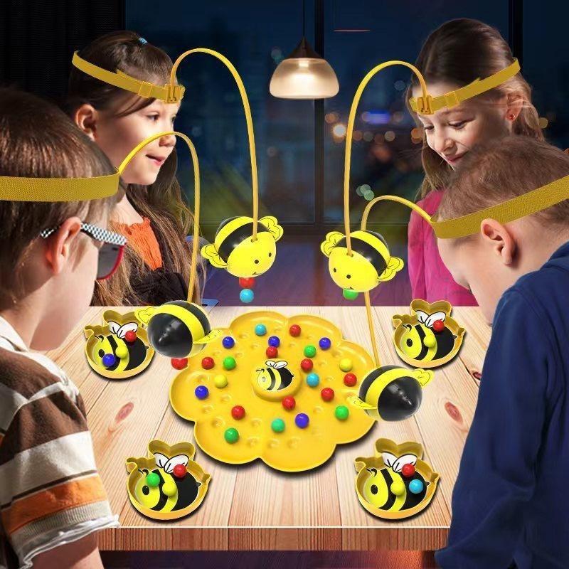 Small Bee Magnetic Bead Indoor Game For Kids Cognitive Skills And Parent Child Bonding