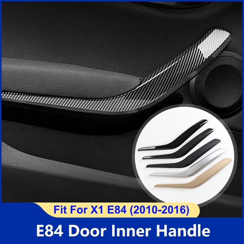 ujhzt6 X1 E84 Car Interior Left Right Door Handle Inner Door Handle Armrest Outer Cover Panel Trim Replacement For BMW 2010-2016