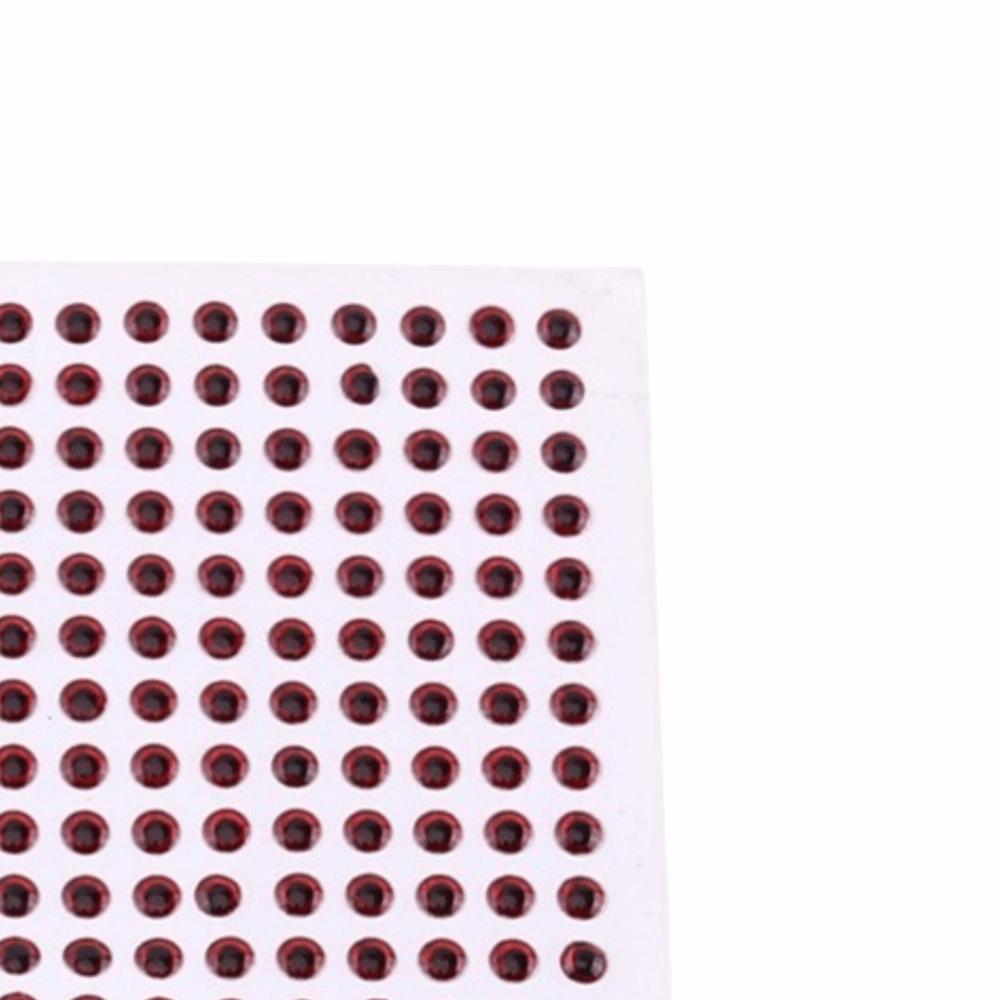 500PCS 3/4/5 mm Fishing Lure Eye Waterproof Fake Fishing Eyes Artificial Fish Eyes  Lure Making