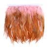 1Meter Fluffy Chicken Feather Trim 8-13cm for Wedding Clothing Dress Decoration Rooster Feather Ribbon Sewing Accessories